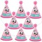 Big Dot of Happiness Pawty Like a Puppy Girl - Mini Cone Pink Dog Baby Shower or Birthday Party Hats - Small Little Party Hats - Set of 8